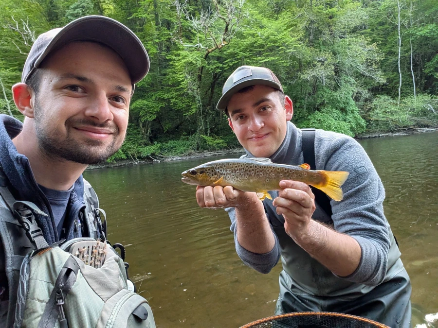 truite Stage de pêche sur la Sioule